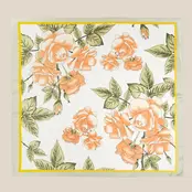 Rose Garden Bandana Scarf - Green