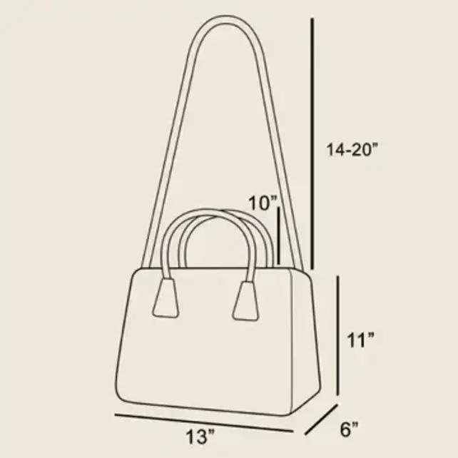 Simple Suede Square Shoulder Bag - Black