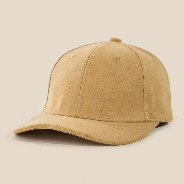 Solid Tone Soft Fabric Trucker Hat - Khaki