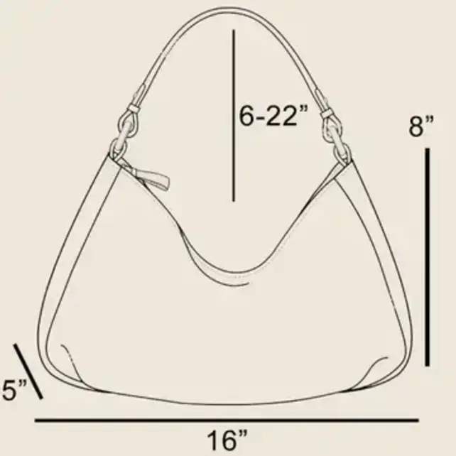 Leather Buckle Strap Detail Tote Bag - Light Brown