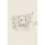 Chevron Pattern Belt - Ivory