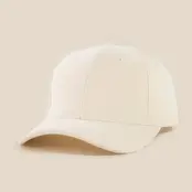 Solid Tone Soft Fabric Trucker Hat - Ivory