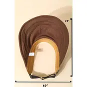 Fashion Sun Visors - Brown