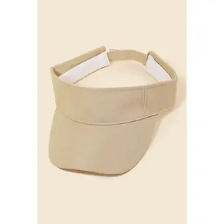Solid Fashion Visor - Khaki