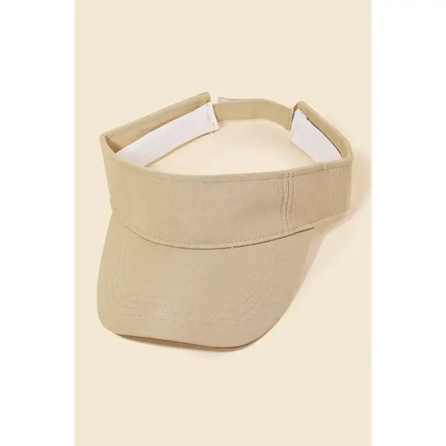 Solid Fashion Visor - Khaki