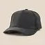 Solid Tone Soft Fabric Trucker Hat - Black