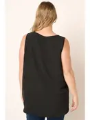 Plus Minna Scoop Neck Pocket Tank