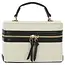 Canvas Boxy Crossbody Bag - Black