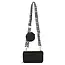 Guitar Strap 2 in 1 Crossbody Wallet Clutch Bag - Black
