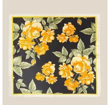 Rose Garden Bandana Scarf - Black