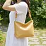 Knotted Handle Bucket Shoulder Bag - Yellow