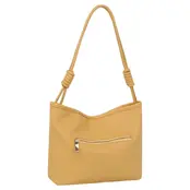 Knotted Handle Bucket Shoulder Bag - Yellow