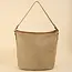 Simple Suede Square Shoulder Bag - Khaki