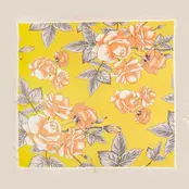 Rose Garden Bandana Scarf - Yellow