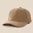 Solid Tone Soft Fabric Trucker Hat - Brown
