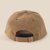 Solid Tone Soft Fabric Trucker Hat - Brown