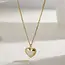 18K Stainless Steel Tarnish Free Heart Necklace | 40NK9546