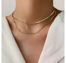 Stainless Steel Waterproof Tarnish Free Necklace | 40NK320