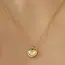 18K Stainless Steel Tarnish Free Heart Necklace | 40NK9443