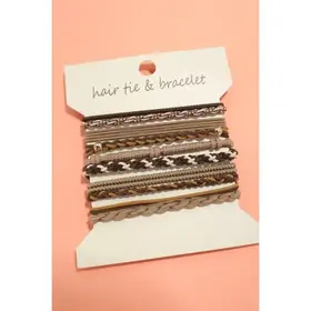 Boho Dual Function Knot Bracelet Hair Ties | 40BH103