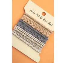 Boho Dual Function Knot Bracelet Hair Ties | 40BH103
