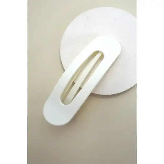Large Oval Lay Down Flat Hair Claw Clips | 40H916