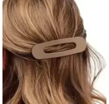 Large Oval Lay Down Flat Hair Claw Clips | 40H916