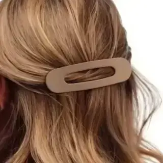 Large Oval Lay Down Flat Hair Claw Clips | 40H916