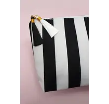 Striped Tassel Makeup Pouch | 40P598