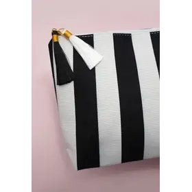 Striped Tassel Makeup Pouch | 40P598