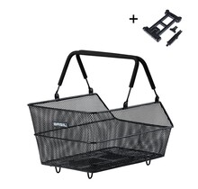 Basil, Cento MIK, Basket, Rear, Black