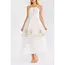 Julia Open Back Smock Dress - Off White