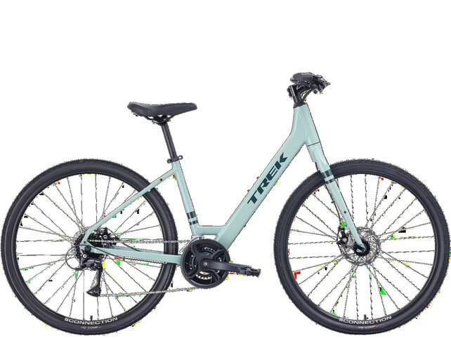 Trek Verve 1 Lowstep - Blue Sage