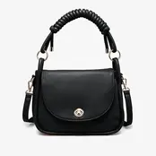 Effie Messenger Satchel Bag – Knotted Handle