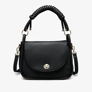 Effie Messenger Satchel Bag – Knotted Handle