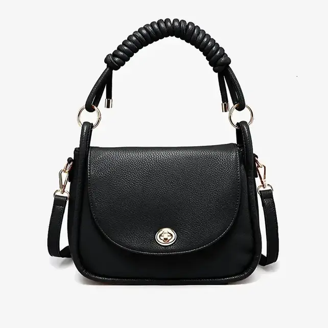 Effie Messenger Satchel Bag – Knotted Handle