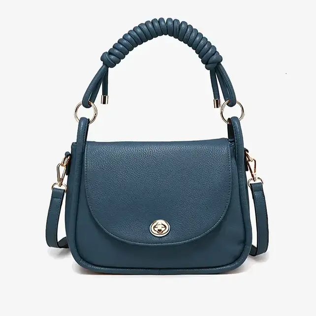 Effie Messenger Satchel Bag – Knotted Handle