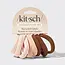 Kitsch Recycled Seamless Hair Elastics 8pc Set- Rosewood