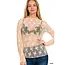 Tyler Lace Sheer Long Sleeve - Nude