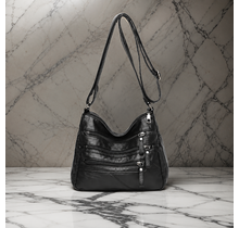 Multi Zipper Pocket Crossbody Bag