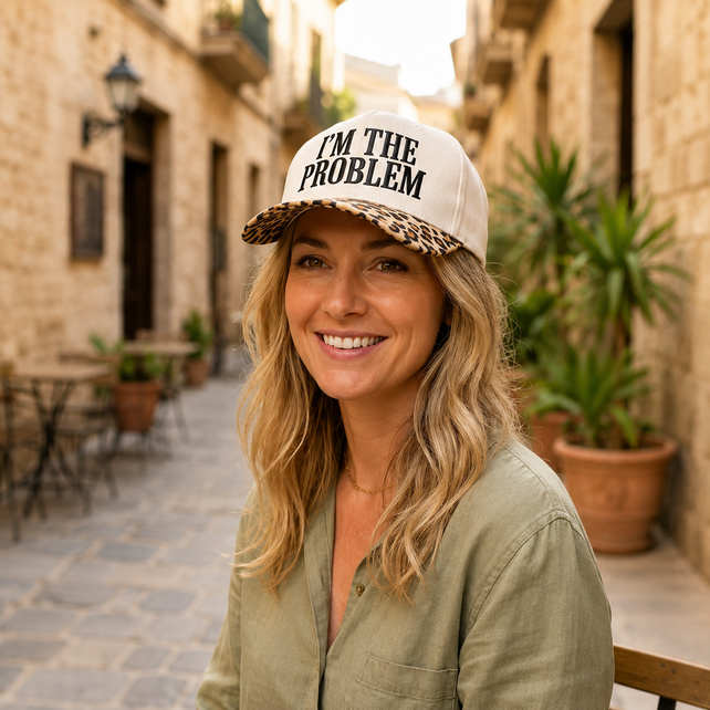 I'm The Problem Cap - Leopard