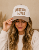 Moustache Lover Cap - Ash Mocha