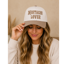 Moustache Lover Cap - Ash Mocha
