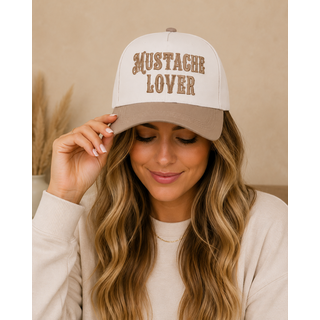 Moustache Lover Cap - Ash Mocha