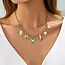 Western Turquoise Horseshoe Charm Necklace | 80N93198