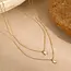18K Stainless Steel Tarnish Free Layered Necklace | 40NK9688