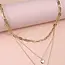 Multi-Layer Ocean Puka Heart Necklace, 16-20 in | 80N680
