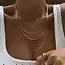 18K Gold Dipped Stainless Steel Layered Necklace | 40NK9548