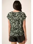 Meena Animal Top - Sage