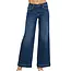 Zenana Dark Wash Wide Leg Denim Jean